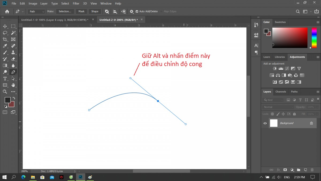 Cách vẽ đường thẳng, đường cong trong Photoshop cho người mới bắt đầu Cách vẽ đường thẳng, đường cong trong Photoshop cho người mới bắt đầu