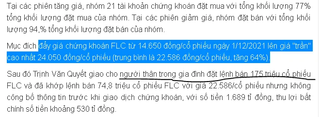 Trịnh Văn Quyết đã bơm và xả cổ phiếu như thế nào? Trịnh Văn Quyết đã bơm và xả cổ phiếu như thế nào?