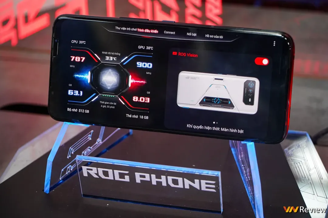 Trên tay Asus ROG Phone 6 và 6 Pro: điện thoại mạnh nhất thế giới, nhiều thông số trội hơn cả laptop  Trên tay Asus ROG Phone 6 và 6 Pro: điện thoại mạnh nhất thế giới, nhiều thông số trội hơn cả laptop