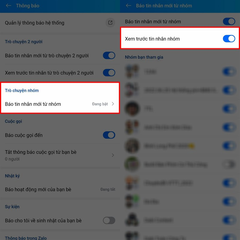 Zalo không hiện tin nhắn trong thông báo và cách khắc phục Zalo không hiện tin nhắn trong thông báo và cách khắc phục
