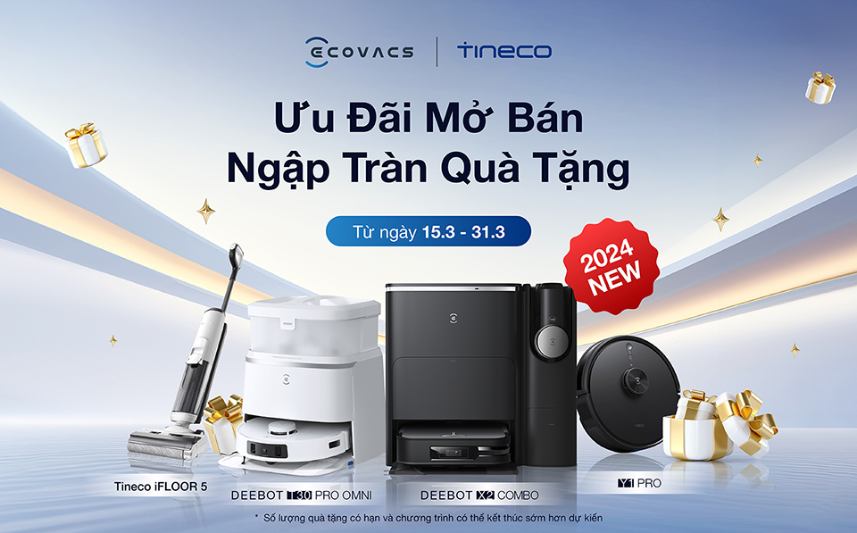 Ecovacs dội bom ra mắt cùng lúc 4 robot mới ở Việt Nam Ecovacs dội bom ra mắt cùng lúc 4 robot mới ở Việt Nam