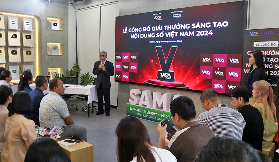 Giải thưởng nội dung số VCA 2024 lần đầu có giải cho người truyền cảm hứng Giải thưởng nội dung số VCA 2024 lần đầu có giải cho người truyền cảm hứng