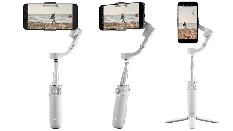 DJI trình làng Osmo Mobile 5, có thể kéo dài để biến thành gậy chụp ảnh selfie DJI trình làng Osmo Mobile 5, có thể kéo dài để biến thành gậy chụp ảnh selfie