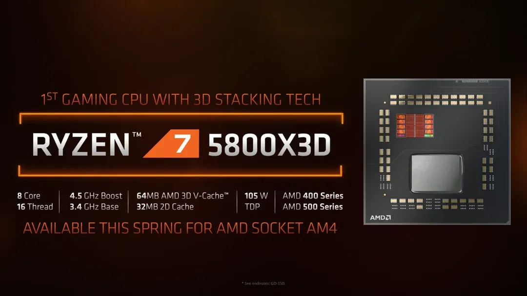 AMD Ryzen 7 5800X3D benchmark vượt Intel Core i9-12900K, chấp RAM DDR5 AMD Ryzen 7 5800X3D benchmark vượt Intel Core i9-12900K, chấp RAM DDR5
