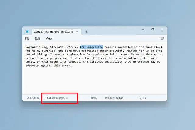 Sau gần 40 năm chờ đợi, cuối cùng Notepad trên Windows cũng có tính năng này Sau gần 40 năm chờ đợi, cuối cùng Notepad trên Windows cũng có tính năng này
