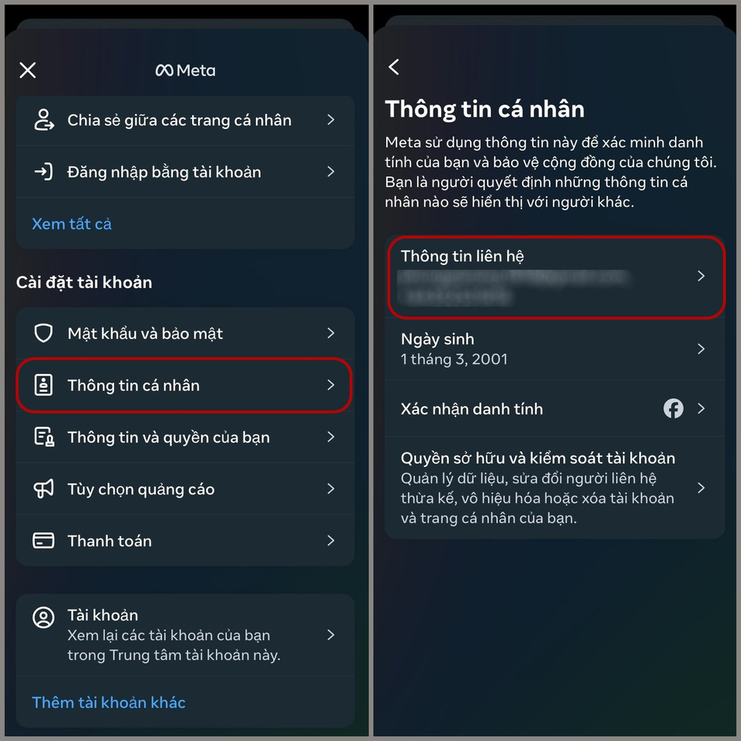 Cách gỡ số điện thoại trên Facebook để tránh rủi ro lộ thông tin Cách gỡ số điện thoại trên Facebook để tránh rủi ro lộ thông tin