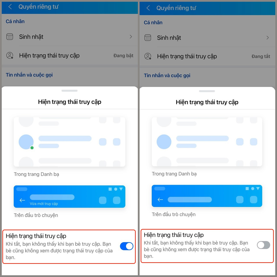 Cách ẩn mình trên Zalo, không ai biết trạng thái online của bạn Cách ẩn mình trên Zalo, không ai biết trạng thái online của bạn