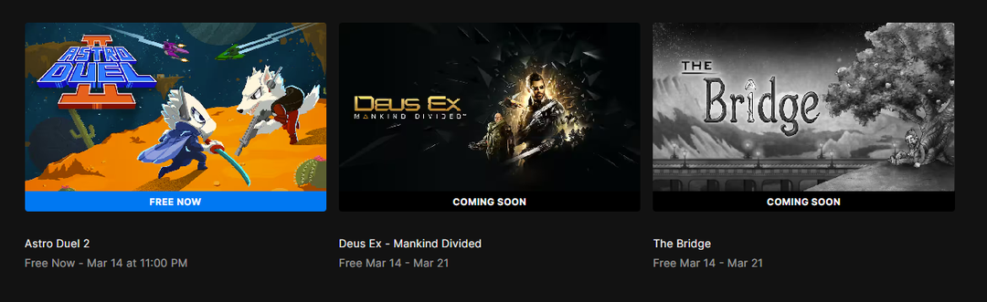 Tựa game huyền thoại Deus Ex trị giá hơn 1 triệu đồng sắp được tặng miễn phí trên Epic Games Store Tựa game huyền thoại Deus Ex trị giá hơn 1 triệu đồng sắp được tặng miễn phí trên Epic Games Store