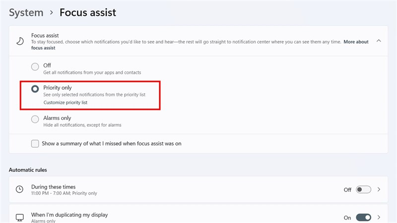 Cách bật chế độ tập trung Focus Mode trên Windows 11 Cách bật chế độ tập trung Focus Mode trên Windows 11