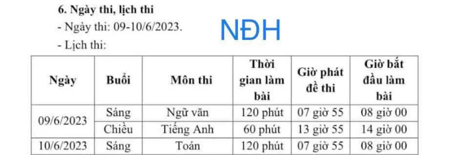 Thi vào 10 Hà Nội năm 2023 mấy môn? Thi ngày nào? Thi vào 10 Hà Nội năm 2023 mấy môn? Thi ngày nào?