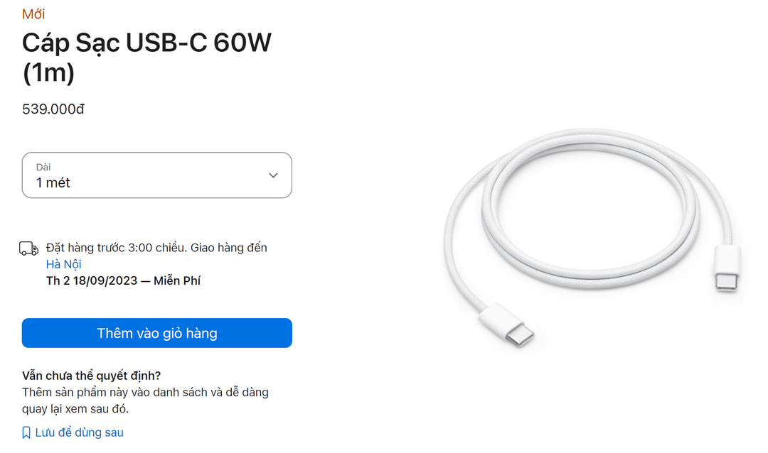 Apple bán adapter chuyển từ USB-C sang Lightning với cái giá không thể tin nổi: gần 1 triệu đồng! Apple bán adapter chuyển từ USB-C sang Lightning với cái giá không thể tin nổi: gần 1 triệu đồng!