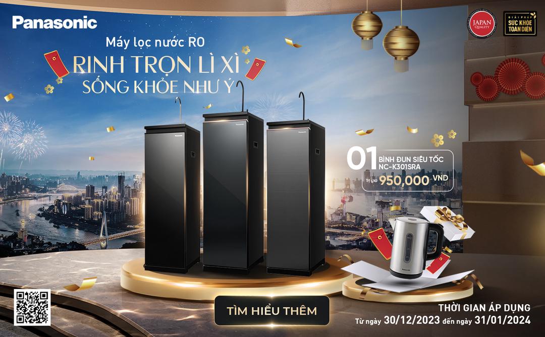 Máy lọc nước RO Panasonic: Giải pháp nước sạch với thiết kế nâng tầm không gian sống Máy lọc nước RO Panasonic: Giải pháp nước sạch với thiết kế nâng tầm không gian sống