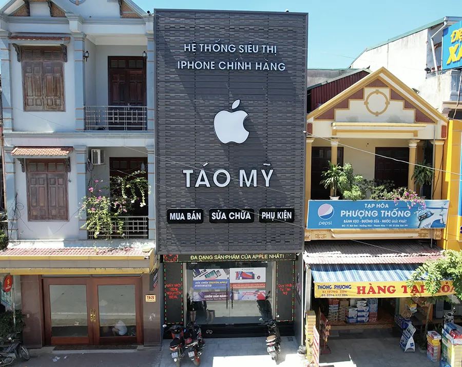 Hệ thống bán lẻ iPhone chính hãng Táo Mỹ có mặt tại Hoằng Hóa Hệ thống bán lẻ iPhone chính hãng Táo Mỹ có mặt tại Hoằng Hóa