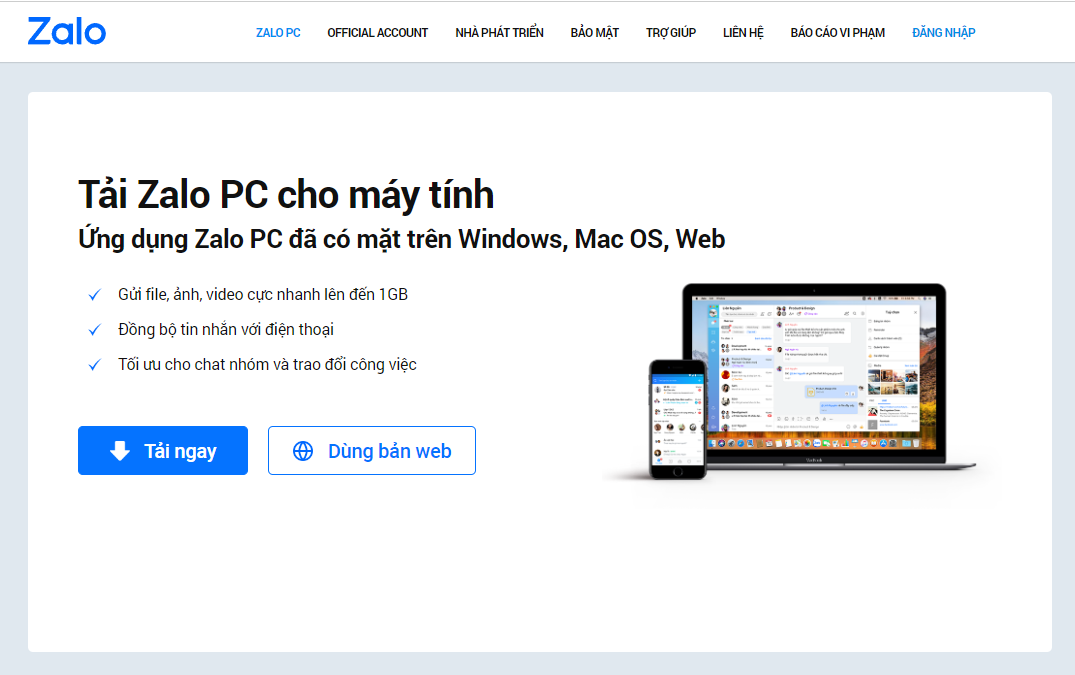 Zalo web và Zalo app có gì khác biệt? Nên dùng Zalo nào? Zalo web và Zalo app có gì khác biệt? Nên dùng Zalo nào?