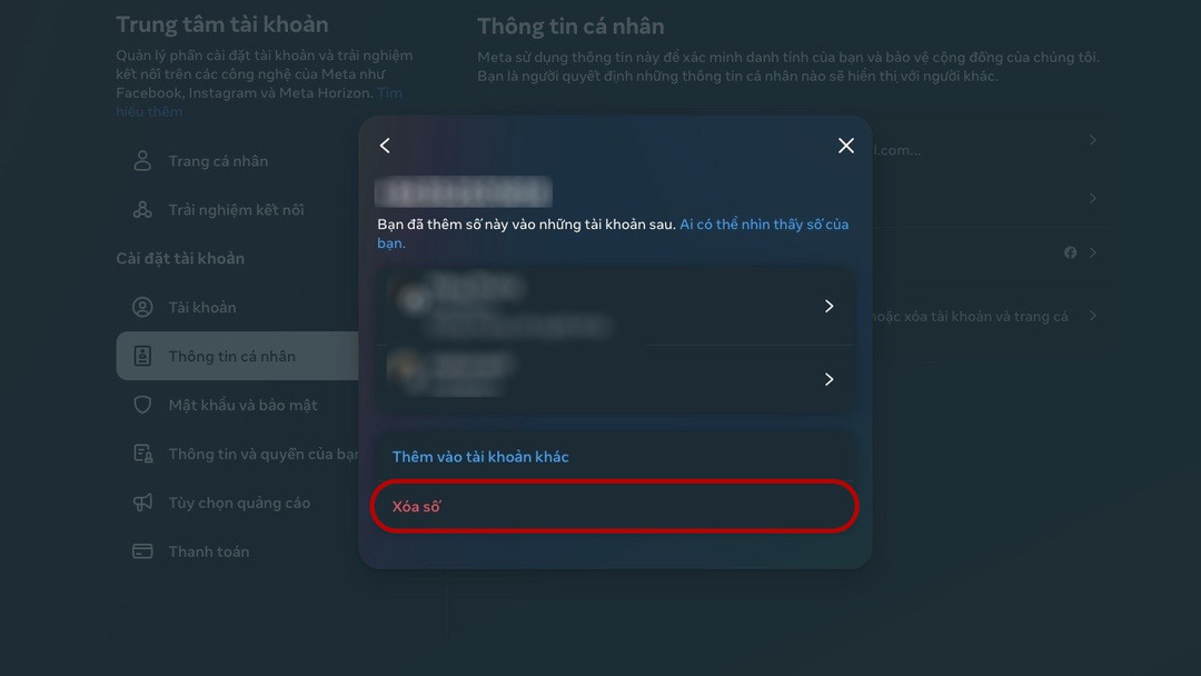 Cách gỡ số điện thoại trên Facebook để tránh rủi ro lộ thông tin Cách gỡ số điện thoại trên Facebook để tránh rủi ro lộ thông tin