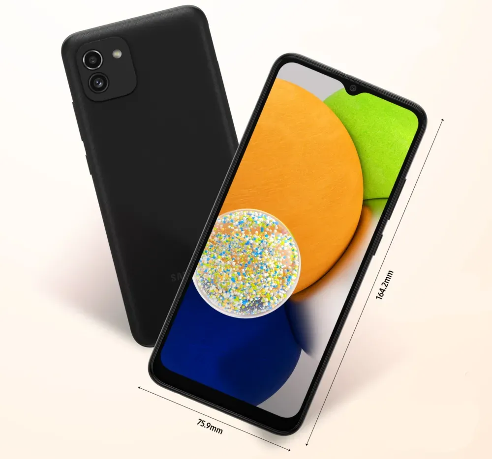 Galaxy A03 lên kệ giá 3 triệu đồng ở Việt Nam, pin 5.000 mAh và camera 48MP Galaxy A03 lên kệ giá 3 triệu đồng ở Việt Nam, pin 5.000 mAh và camera 48MP