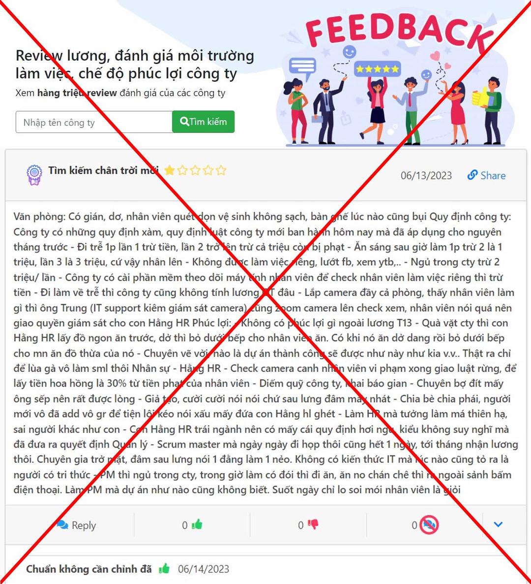 Kiến nghị khẩn cấp xử lý mạng xã hội Reviewcongty bôi nhọ nhiều doanh nghiệp Kiến nghị khẩn cấp xử lý mạng xã hội Reviewcongty bôi nhọ nhiều doanh nghiệp