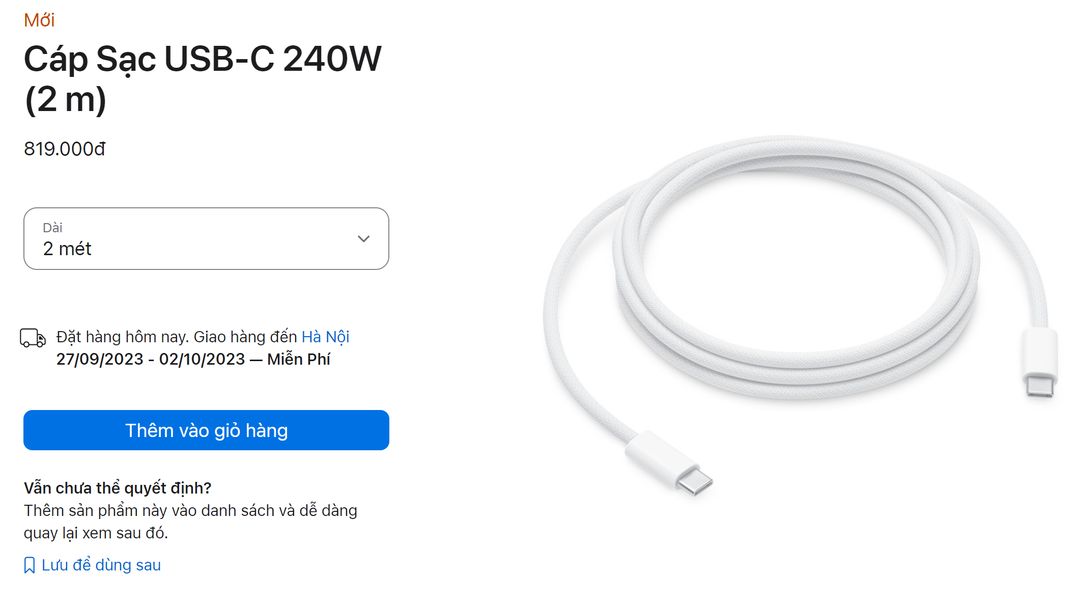 Apple bán adapter chuyển từ USB-C sang Lightning với cái giá không thể tin nổi: gần 1 triệu đồng! Apple bán adapter chuyển từ USB-C sang Lightning với cái giá không thể tin nổi: gần 1 triệu đồng!