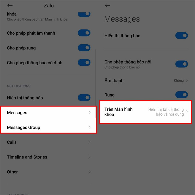 Zalo không hiện tin nhắn trong thông báo và cách khắc phục Zalo không hiện tin nhắn trong thông báo và cách khắc phục