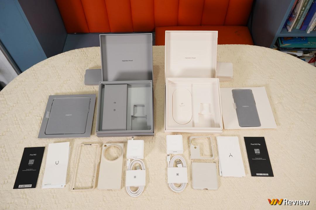 Mở hộp Oppo Find N3 và Find N3 Flip vừa ra mắt tại Việt Nam: khi Oppo “tuyên chiến” với Samsung Mở hộp Oppo Find N3 và Find N3 Flip vừa ra mắt tại Việt Nam: khi Oppo “tuyên chiến” với Samsung