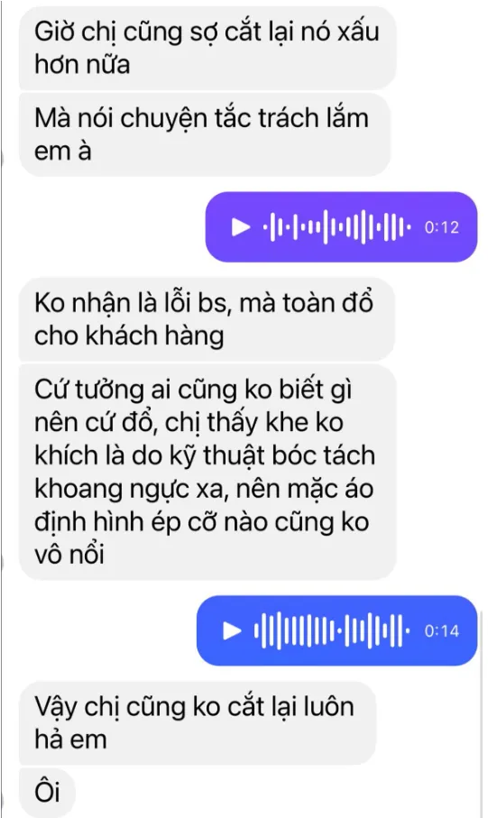 Drama bơm mông, nâng ngực tình tiết mới: Pha Lê chỉ trích Chiêm Quốc Thái “làm xấu xong đổ hết cho cơ địa của khách hàng” Drama bơm mông, nâng ngực tình tiết mới: Pha Lê chỉ trích Chiêm Quốc Thái “làm xấu xong đổ hết cho cơ địa của khách hàng”