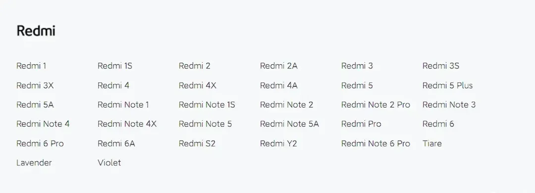 Xiaomi công bố danh sách thiết bị đã chết về phần mềm Xiaomi công bố danh sách thiết bị đã chết về phần mềm