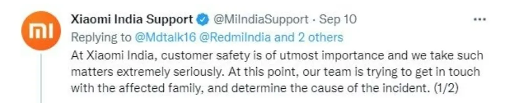 Smartphone Xiaomi phát nổ kinh hoàng khiến một phụ nữ tử vong Smartphone Xiaomi phát nổ kinh hoàng khiến một phụ nữ tử vong