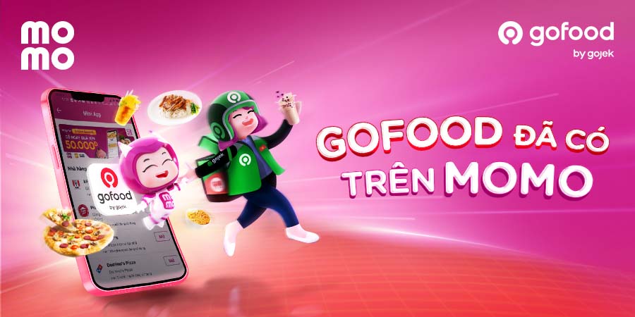 Gojek đưa tính năng đặt đồ ăn trực tuyến GoFood lên MoMo Gojek đưa tính năng đặt đồ ăn trực tuyến GoFood lên MoMo