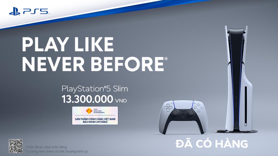 Sony PS5 Slim chính hãng đã có tại Việt Nam: gọn nhẹ hơn 30%, hiệu năng mạnh mẽ, giá chỉ hơn 13 triệu đồng Sony PS5 Slim chính hãng đã có tại Việt Nam: gọn nhẹ hơn 30%, hiệu năng mạnh mẽ, giá chỉ hơn 13 triệu đồng