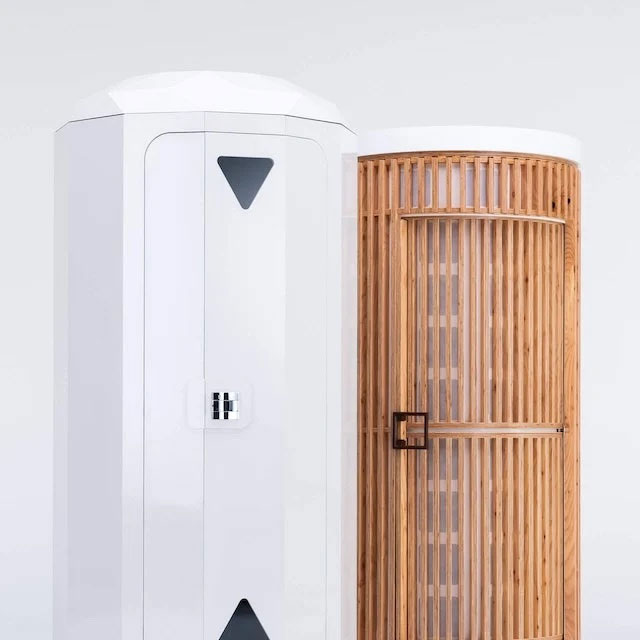 Phát minh lý thú từ người Nhật: buồng ngủ đứng cho dân văn phòng Phát minh lý thú từ người Nhật: buồng ngủ đứng cho dân văn phòng